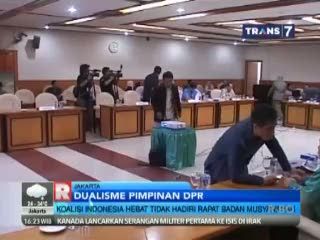 KIH Tidak Hadiri Rapat Bamus DPR