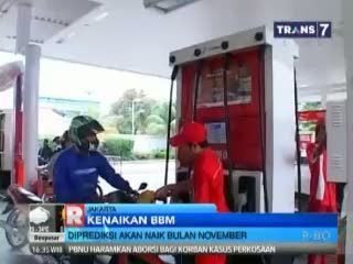 Kenaikan BBM Diprediksi Akan Terjadi Bulan November
