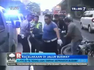 Kecelakaan di Jalur Bus Transjakarta Terus Bertambah