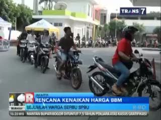 Masih Rencana, Warga Serbu SPBU 