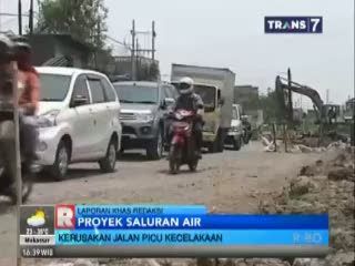 Proyek Gorong-Gorong Raksa Picu Kecelakaan