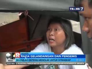 Razia Gelandangan dan Pengemis