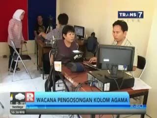 Wacana Penggosongan Kolom Agama di KTP