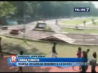 Warga Keluhkan Fasilitas Taman-taman di Kota Bandung