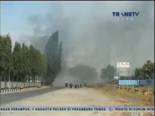 Gudang Milik PT Petrokimia Gresik Terbakar