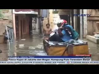 Pasca Hujan di Jakarta dan Bogor, Kampung Pulo Terendam