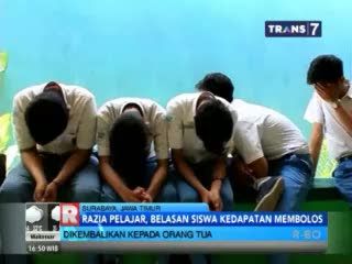 Razia Pelajar, Belasan Siswa Kedapatan Membolos