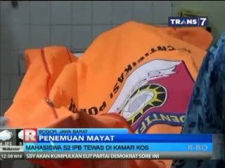 Mahasiswa Pascasarjana IPB Tewas di Kamar Kos