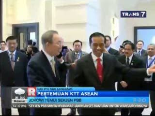 Presiden Jokowi Bertemu Sekjen PBB