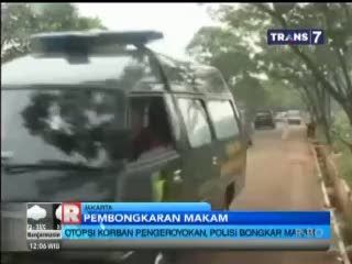 Pembongkaran Makam Siswa Korban Tawuran