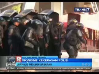 Ironisme Kekerasan Polisi, Jurnalis Menjadi Sasaran
