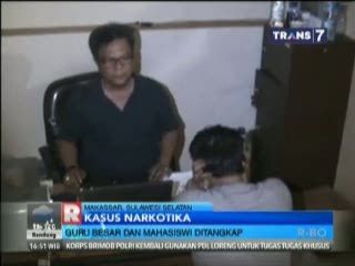 Guru Besar, Dosen dan Mahasiswi Ditangkap saat Pesta Sabu