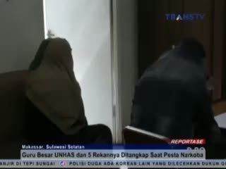 Polisi Pastikan Guru Besar UNHAS dan Rekannya Positif Menggunakan Narkoba