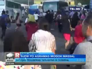 Supir Mogok Kerja, Ratusan Penumpang Terlantar di Terminal
