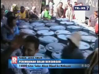 Polisi Gerebek Gudang Penimbunan Solar Bersubsidi
