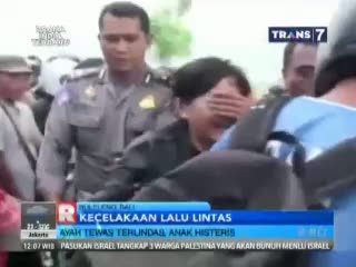 Tabrak Lari, Pemuda Dihajar Warga