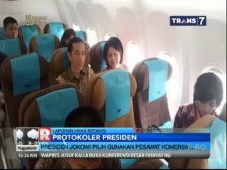 Jokowi Pilih Gunakan Pesawat Komersil untuk Hadiri Wisuda Putranya