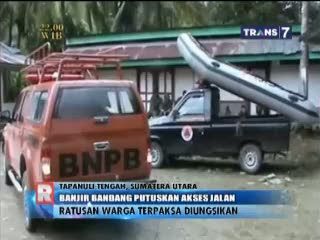 Banjir Bandang Tapanuli Tengah Putuskan Akses Jalan