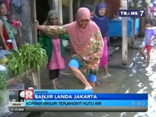 Korban Banjir Mulai Terjangkit Kutu Air