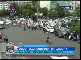 Massa FPI Kuasai Bundaran HI dan Balai Kota