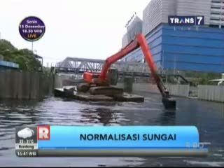 Normalisasi Sungai, Anak Kali Ciliwung Dikeruk