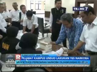 Pejabat Kampus UNSUD Lakukan Tes Narkoba