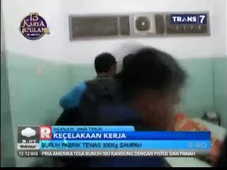 Tragis, Buruh Tewas Tertimpa 300 Kilogram Sampah