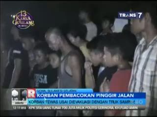 Korban Pembacokan di Pinggir Jalan Tewas Usai Dievakuasi Truk Sampah