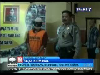 Cemburu Pacar Selingkuh, Celurit Bicara