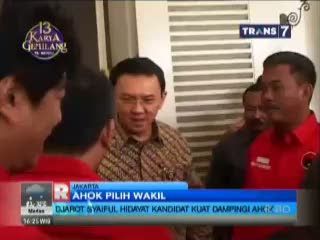 Djarot Saiful Hidayat Kandidat Kuat Dampingi Ahok