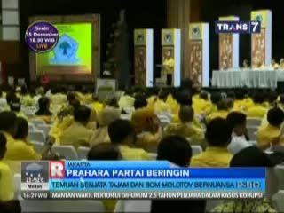 Polisi Temukan Senjata Tajam dan Molotov di DPP Golkar