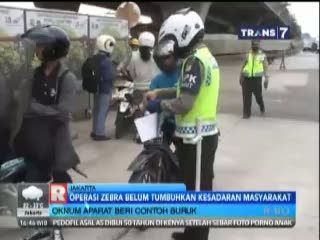 Operasi Zebra Belum Tumbuhkan Kesadaran Masyarakat