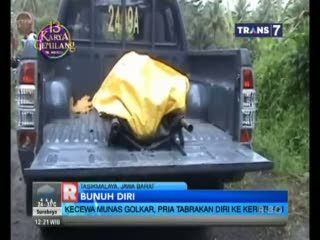 Kecewa dengan Munas Golkar, Seorang Pria Tabrakan Diri ke Kereta Api