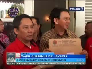 Ahok Kirim Surat Usulan Nama Wagub ke Kemendagri