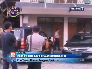 Pria Paruh Baya Tewas Karena Tenggak Obat Kuat