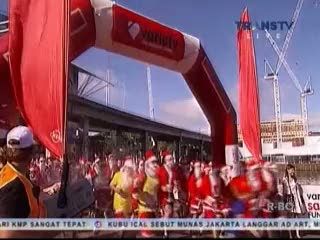Galang Dana, 2500 Sinterklas Ikut Lari Marathon