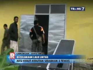 Aksi Kebut-Kebutan Sebabkan 3 Tewas 
