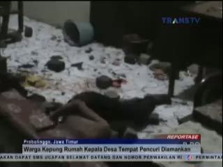 Pelaku Curanmor Babak Belur Dihajar Massa