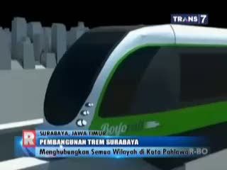 Pembangunan Trem Surabaya Dimulai Tahun Depan