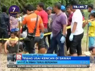 Kencan di Sawah, Pemuda Tewas Mengenaskan