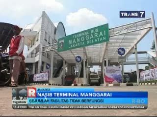 Nasib Terminal Manggarai Kini