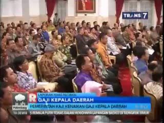 Pemerintah Kaji Kenaikan Gaji Kepala Daerah