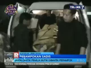 Janda Cantik Pemilik Butik Dibantai Perampok