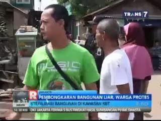 Pembongkaran Bangunan Liar untuk Antisispasi Banjir Diprotes Warga