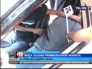 Adegan-adegan Pembunuhan Sri Wahyuni Digelar di 4 Lokasi