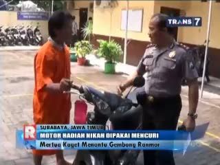 Motor Hadiah Nikah Dipakai Mencuri 