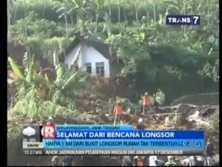Ajaib! Sebuah Rumah Tak Tersentuh Longsor Saat Bencana Terjadi