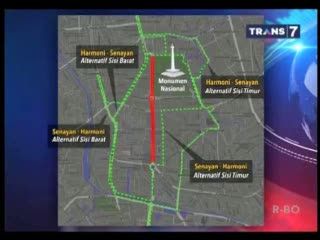 Jalur Alternatif Hindari Jalan Thamrin dan Bundaran HI