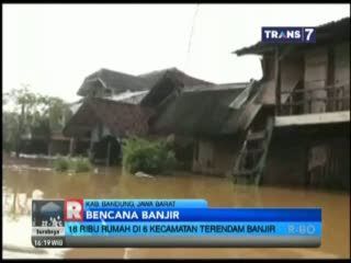 Ribuan Rumah di 6 Kecamatan Bandung Kebanjiran