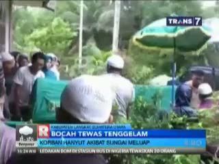 Sungai Meluap, 2 Bocah Tewas Tenggelam